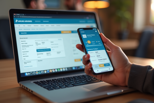 Changer nom réservation vol : procédure pratique en ligne