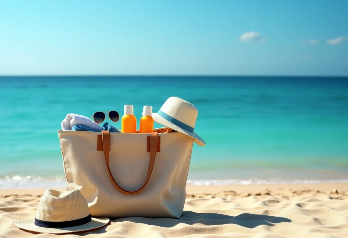 Essentiels plage: comment bien préparer son sac pour une journée ensoleillée